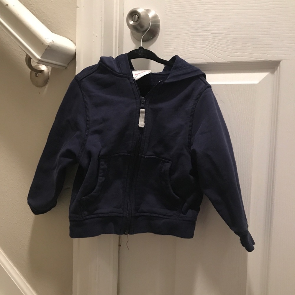Hanna Andersson size 90 boys navy hoodie